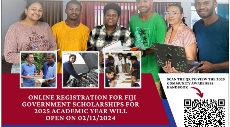 TSLS ANNOUNCES OPENING OF ONLINE REGISTRATION FOR FIJI GOVERNMENT SCHOLARSHIPS